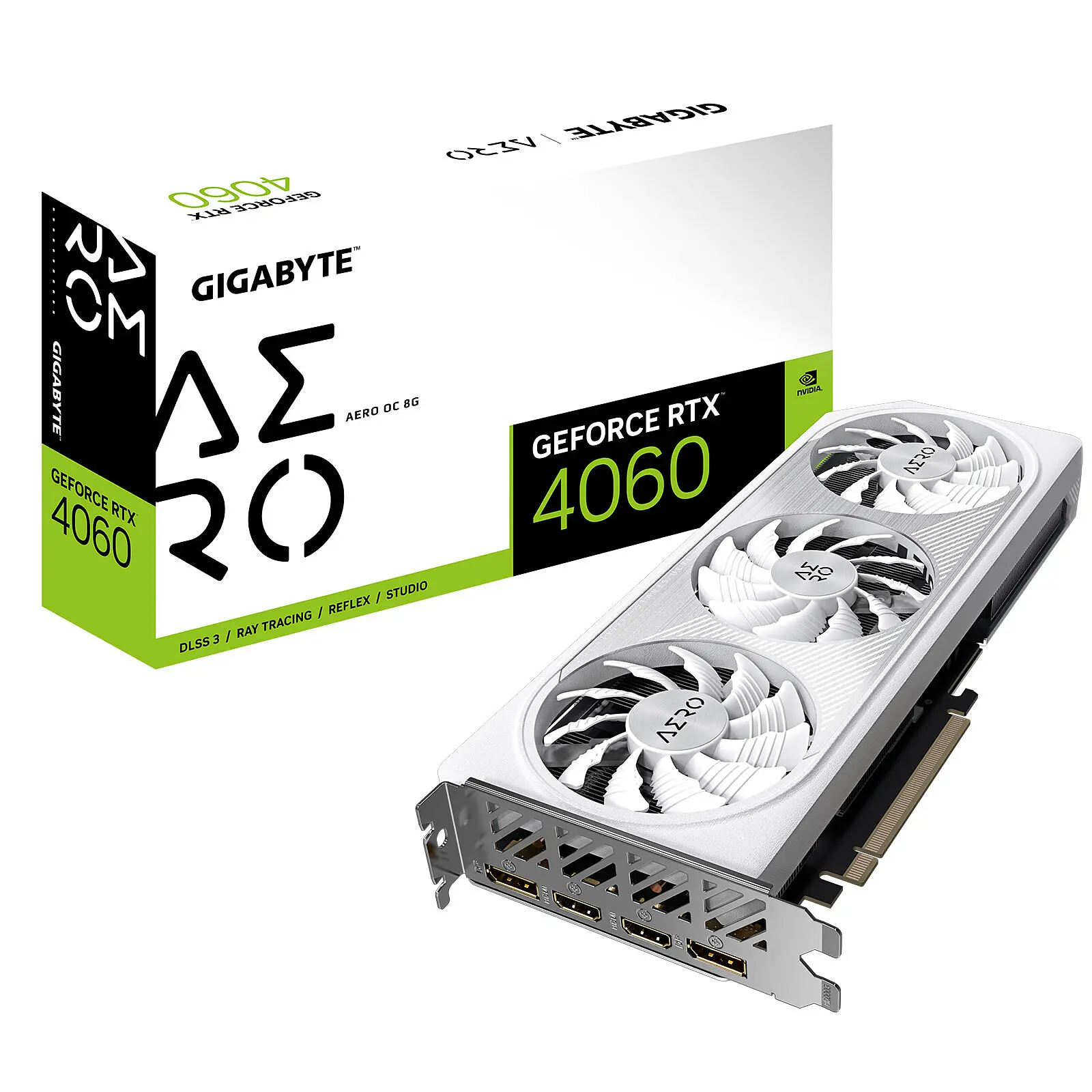 GPU RTX 4060 8GB OC GIGABYTE AERO WHITE